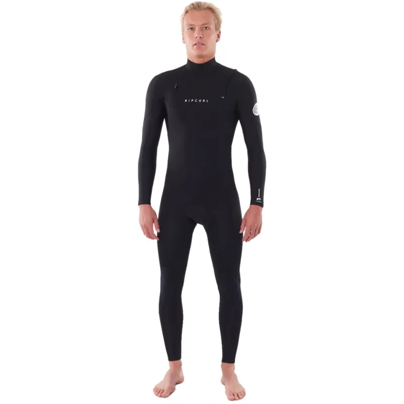 Rip Curl Men's Dawn Patrol 5/3GB Chest Zip Wetsuit in Black